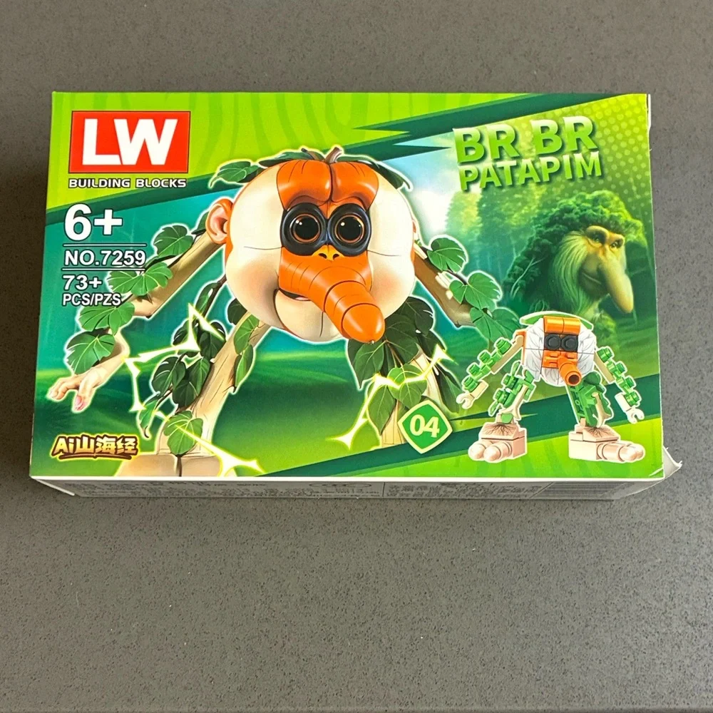 Brainrot Building Blocks Building Block Toy Br Br Phatapim new
